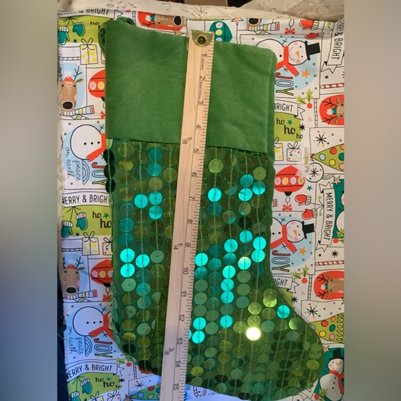 3 Beautiful sequined Christmas Stockings 2006 and earlier - Picture 3 of 10